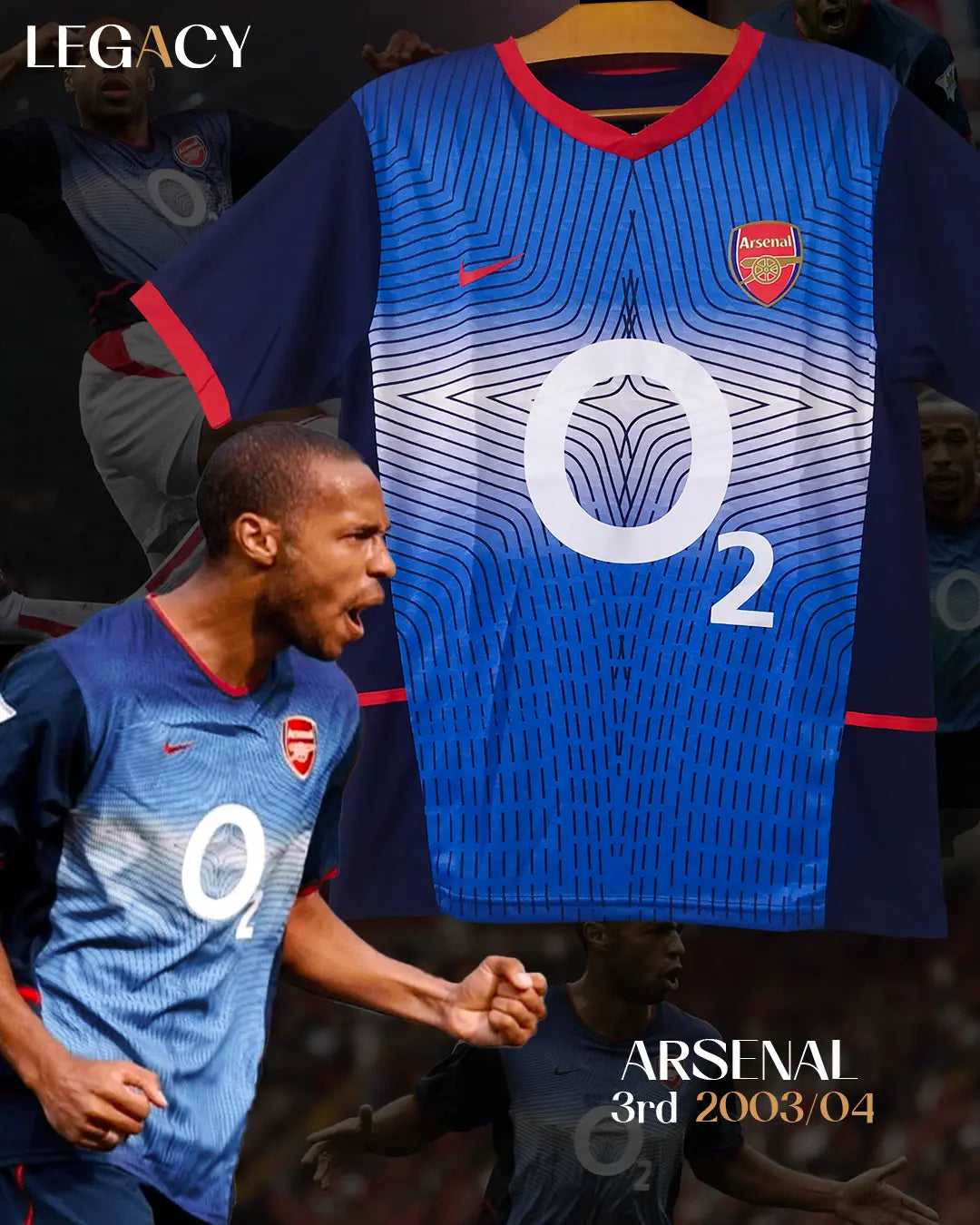 Arsenal 2003/04 Third - Henry