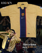 Barcelona 2001/02 away Over size