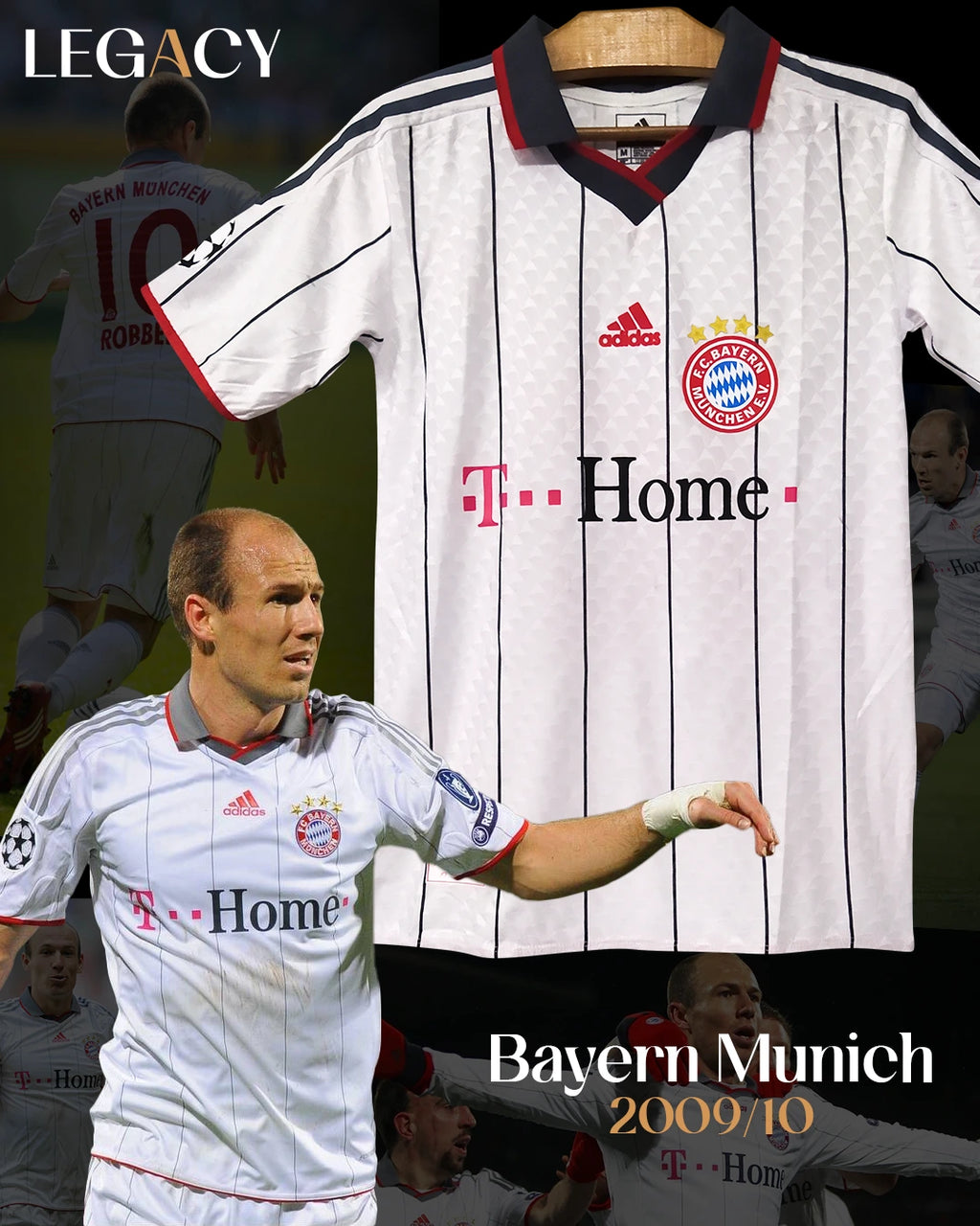 Bayern Munich 2009 Away - Robben