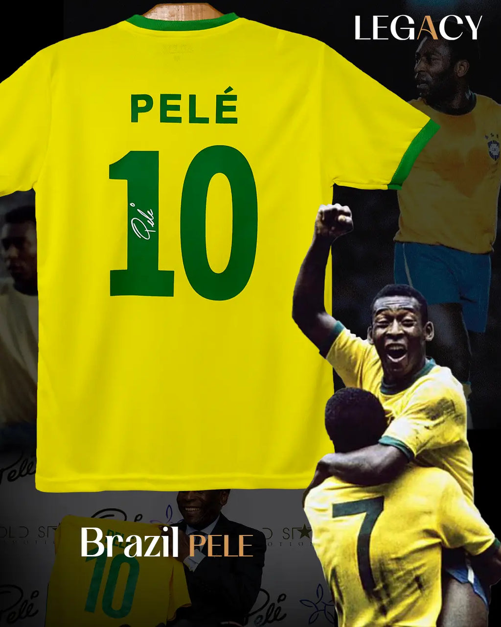 Brazil 1970 Home - Pele