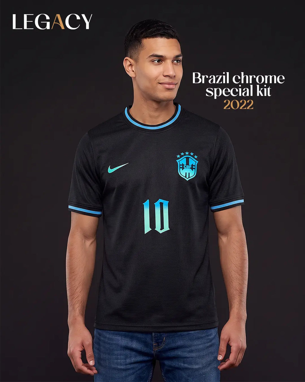 Brazil chrome special kit 2022 - Neymar