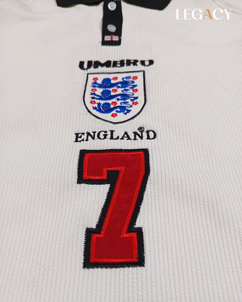 England 1998 Home Long Sleeve- Beckham