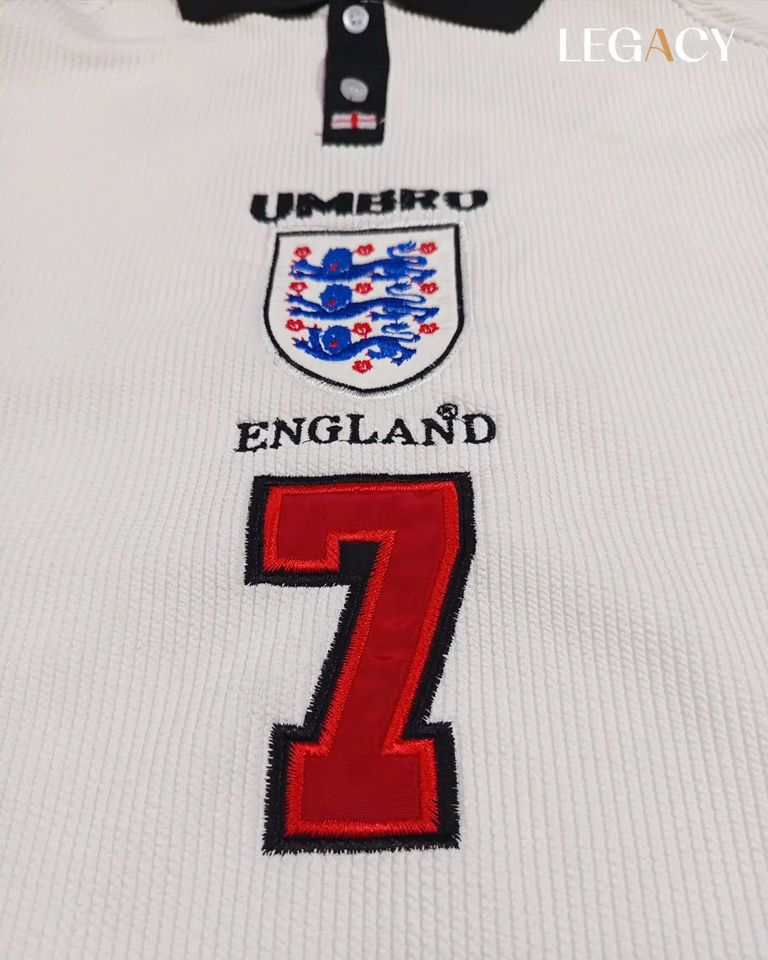 England 1998 Home Long Sleeve- Beckham