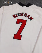 England 1998 Home Long Sleeve- Beckham