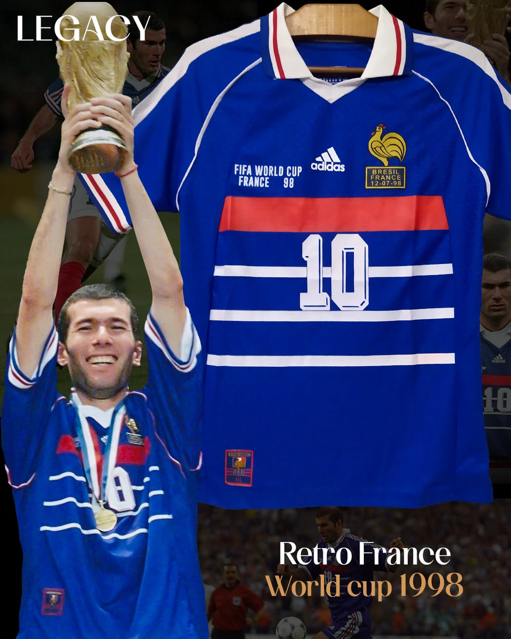 France 1998 Home - Zidane