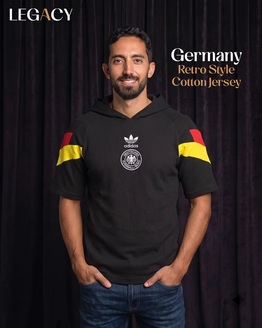 Germany Retro Style Cotton Jersey