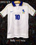 Italy 1995 Away - R.Baggio