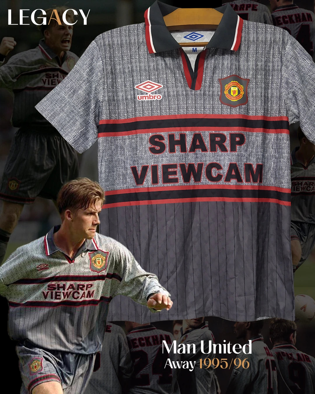 Man United 1995/96 Away - Beckham