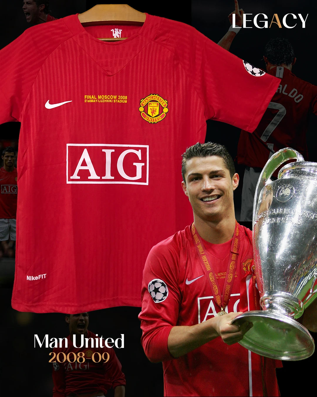 Man United 2008/09 Home - Ronaldo