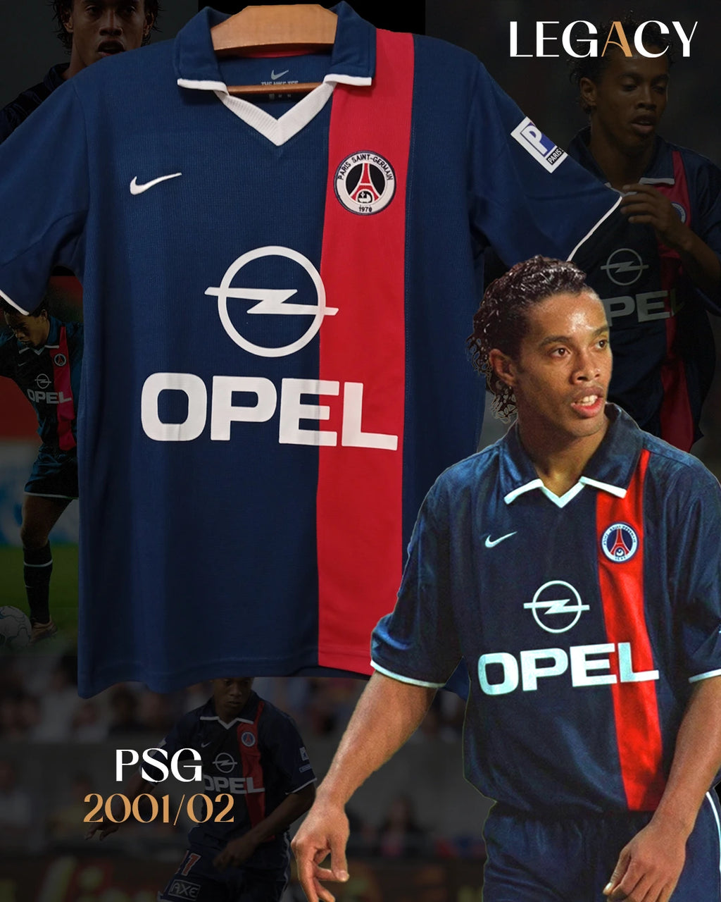 PSG 2001/02 Home - Ronaldinho