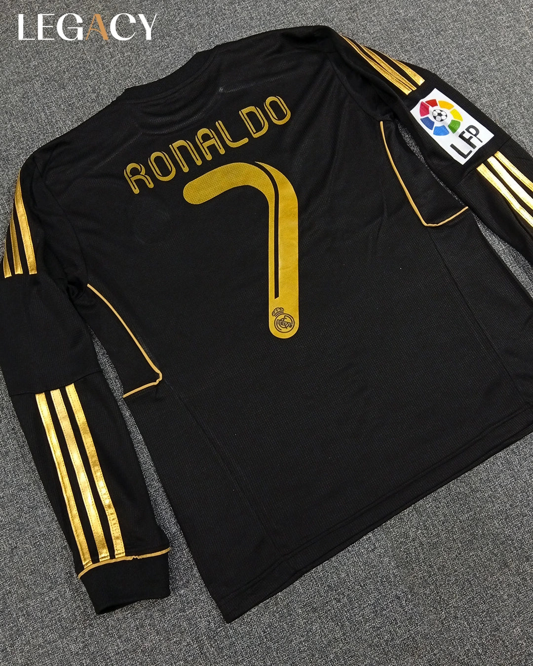 Real Madrid 2011-12 Away Long Sleeve - Ronaldo