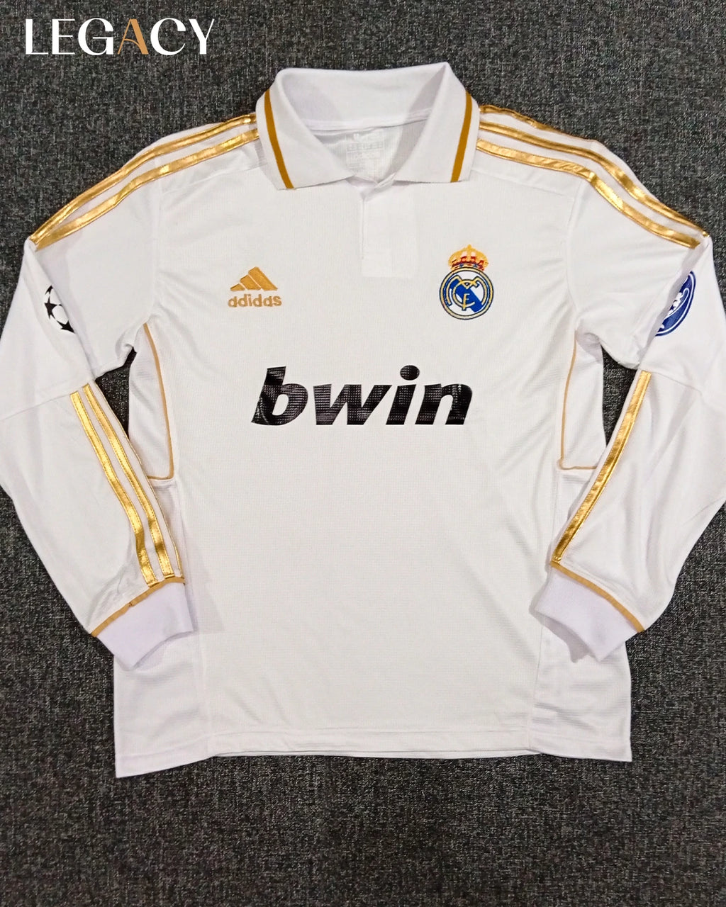 Real Madrid 2011-12 Home Long Sleeve - Ronaldo