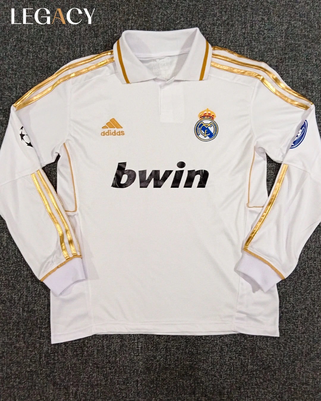 Real Madrid 2011-12 Home Long Sleeve - Ronaldo