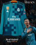 Real Madrid 2017-18 Away Long Sleeve - Ronaldo