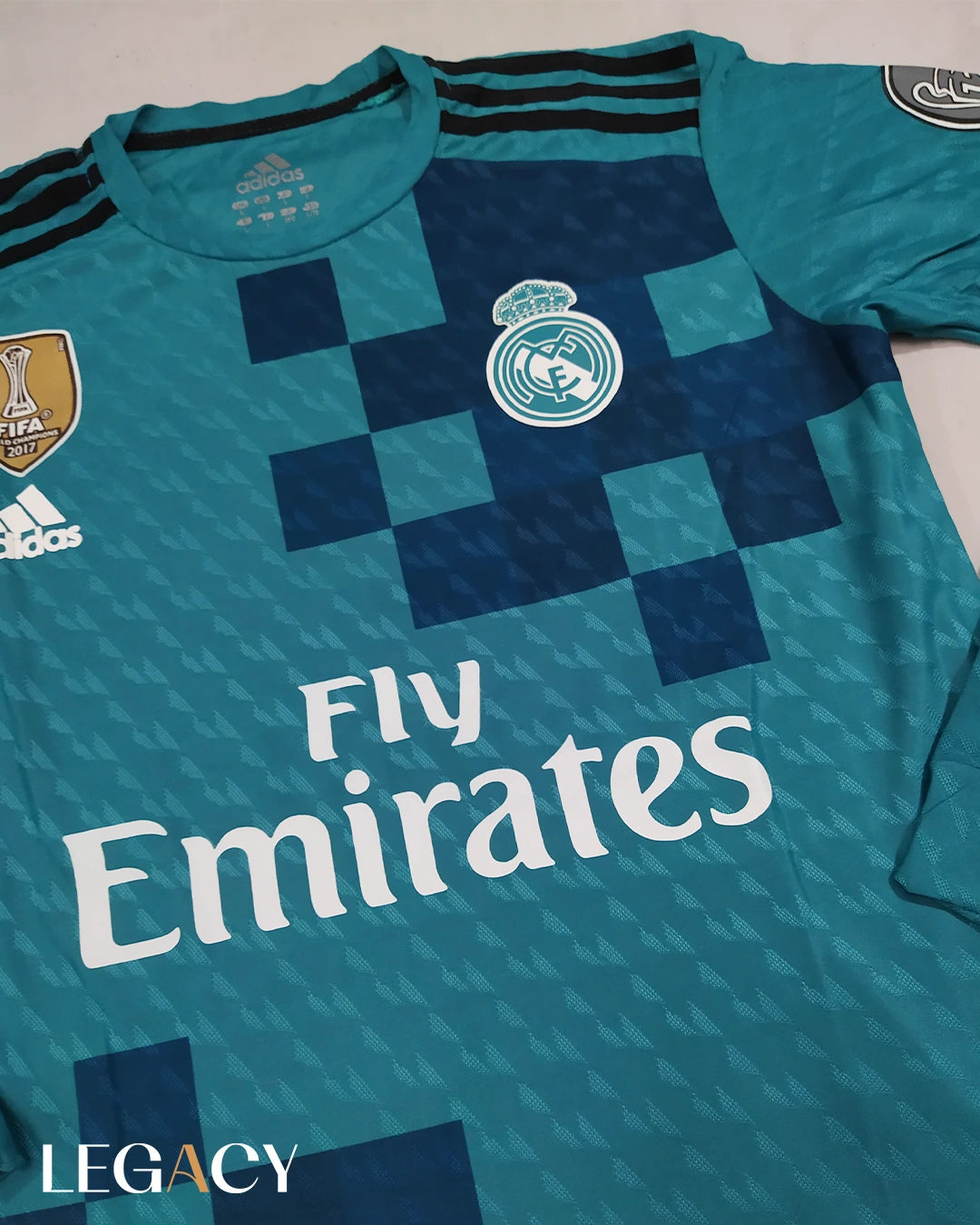 Real Madrid 2017-18 Away Long Sleeve - Ronaldo