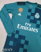 Real Madrid 2017-18 Away Long Sleeve - Ronaldo