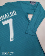 Real Madrid 2017-18 Away Long Sleeve - Ronaldo