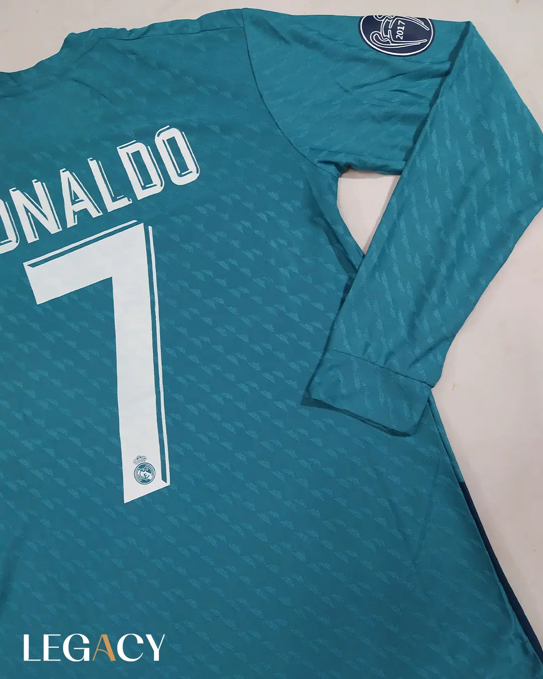 Real Madrid 2017-18 Away Long Sleeve - Ronaldo