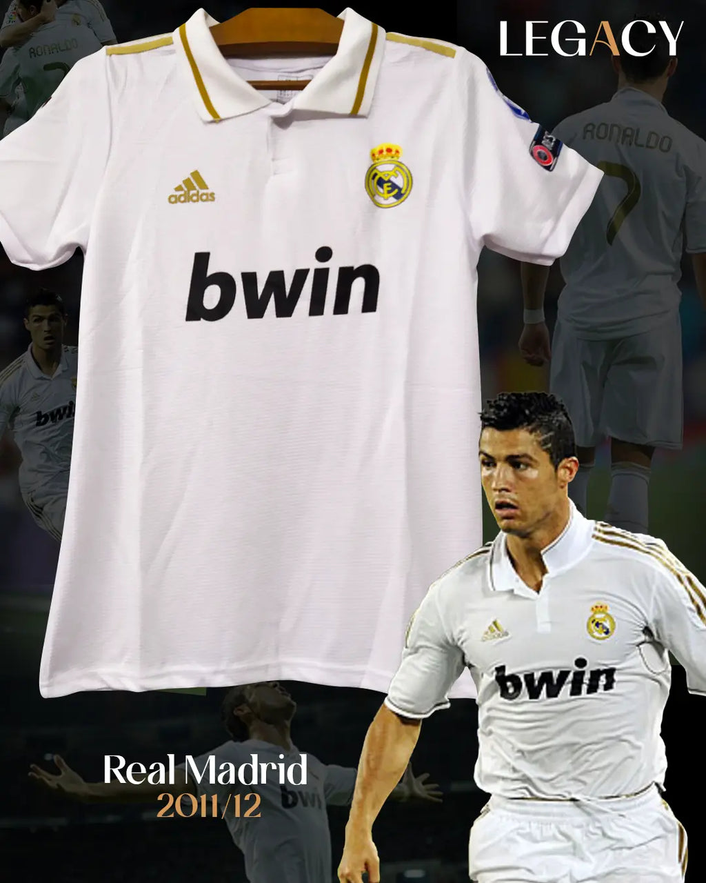 Real Madrid 2011-12 Home - Ronaldo