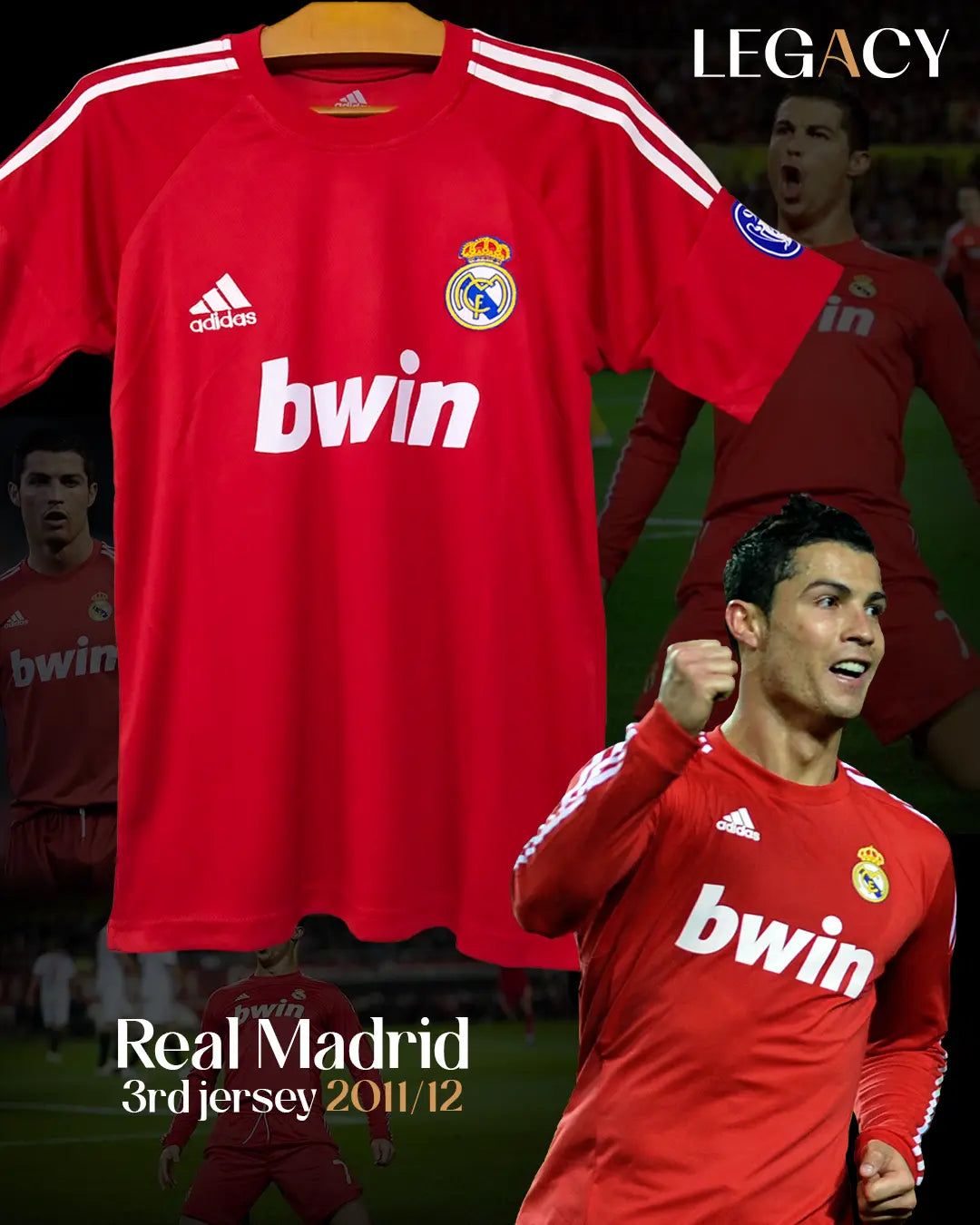 Real Madrid 2011/12 3rd jersey - Ronaldo