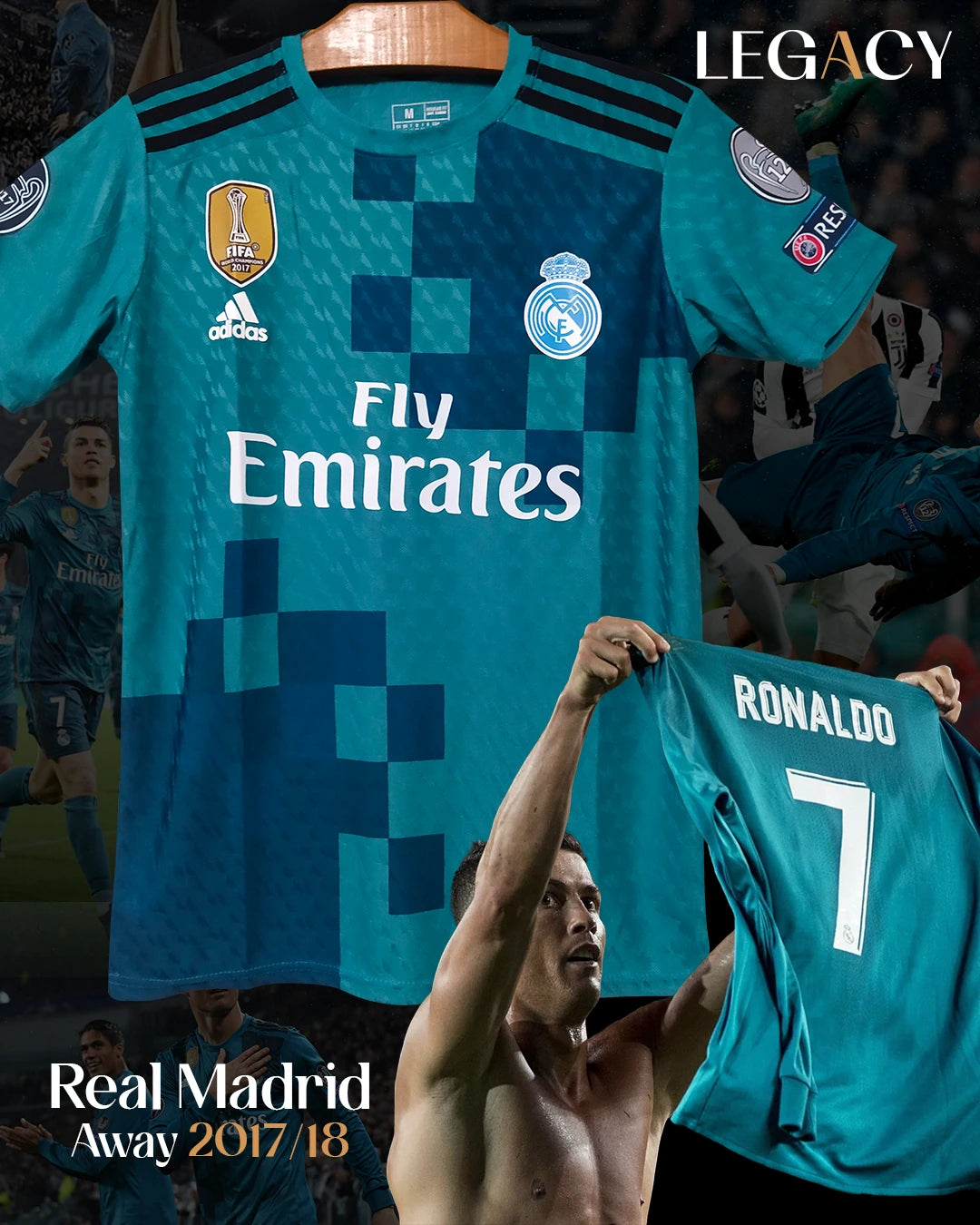 Real Madrid 2017-18 Away - Ronaldo