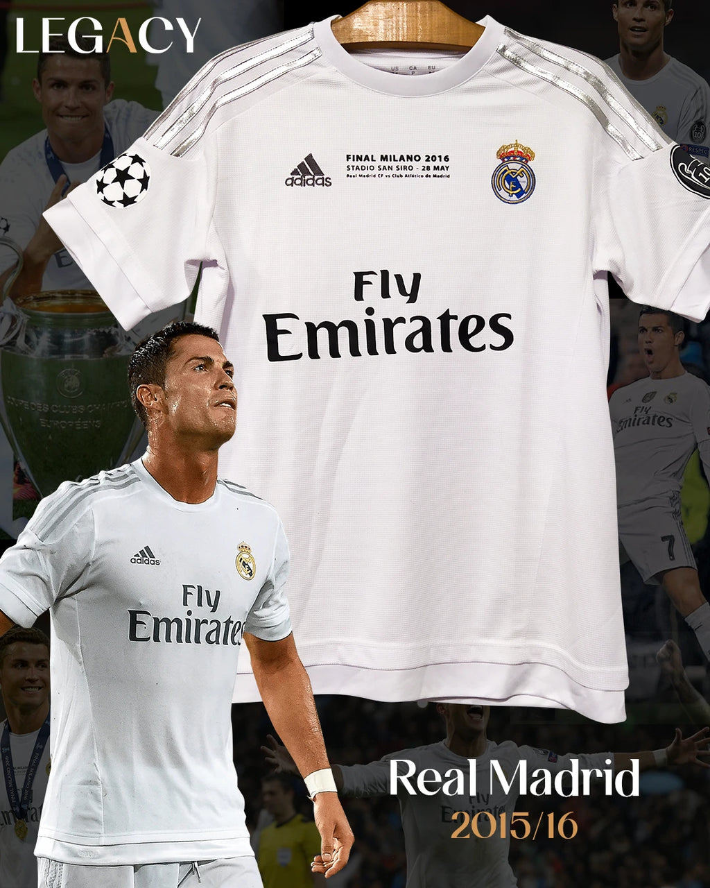 Real Madrid 2015/16 Home - Ronaldo